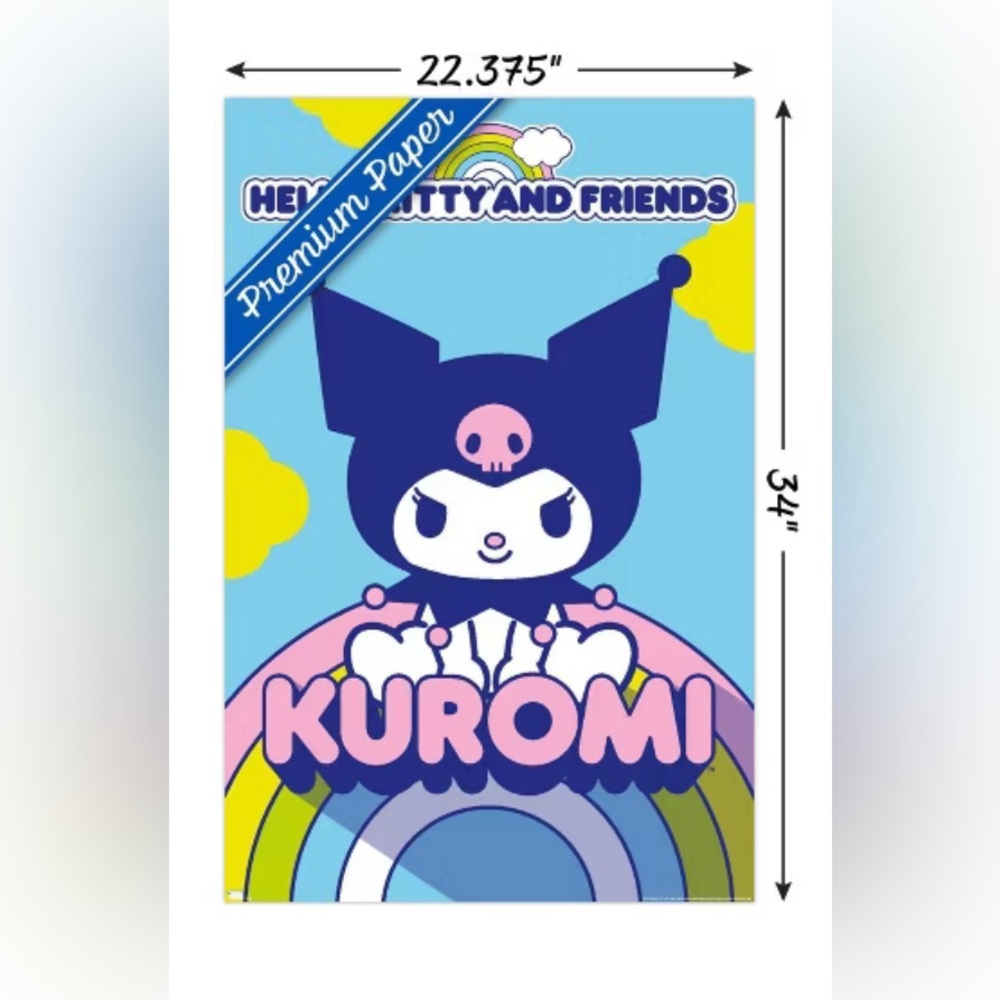Hello Kitty and Friends Kuromi Poster